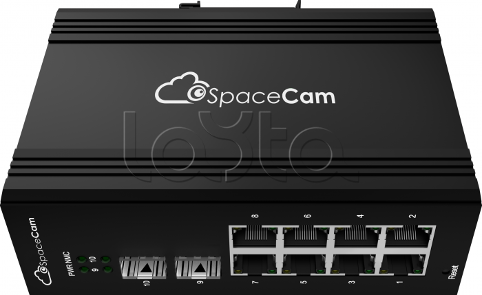 Управляемый PoE коммутатор SpaceCam SC-I-L2-8GP-240-2G (A)