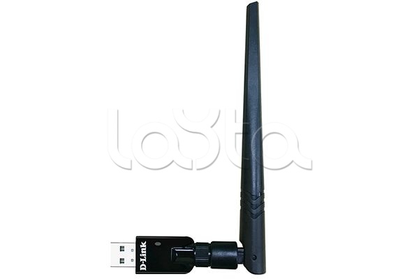 USB-адаптер AC600 с поддержкой MU-MIMO и съемной антенной D-Link DWA-172/RU/B1A