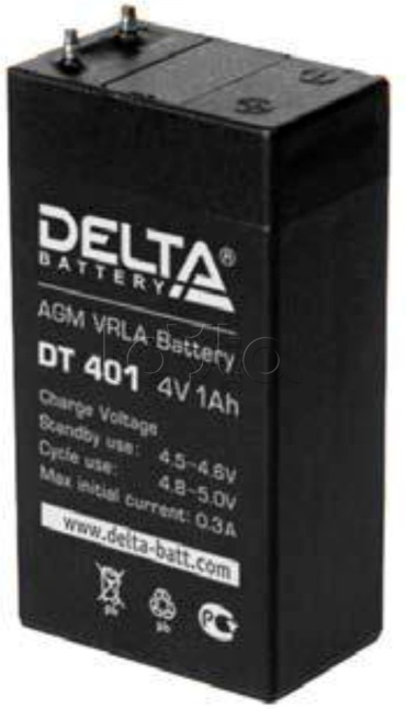 Аккумулятор свинцово-кислотный Delta DT 401