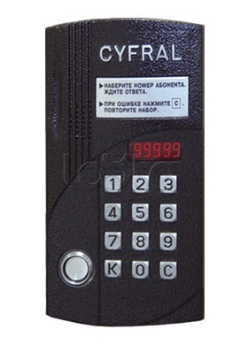 Блок вызова аудиодомофона на 20 абонентов Цифрал CCD-20/TC