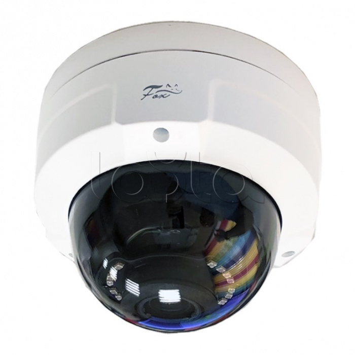 IP-камера видеонаблюдения в купольном исполнении Fox FX-IPC-D20AP-IR H.265 Moto Zoom Audio&Alarm