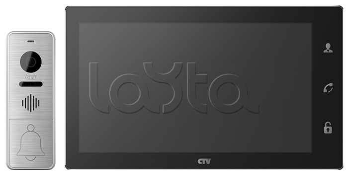 Комплект  видеодомофона CTV-DP4106AHD (черный)