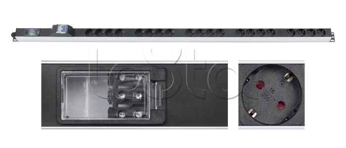 Блок розеток Cabeus PDU-16-20S-B-T