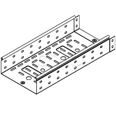 Лоток перфированный металлический 100x50x3000 DKC 35262