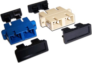 Адаптер оптический SC, MM, дуплексный LANMASTER LAN-2SC-AM-MM