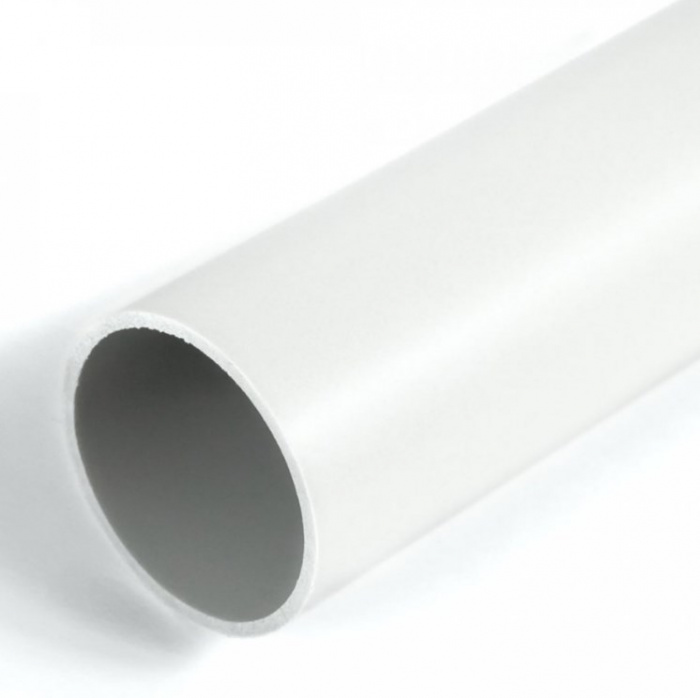 Труба жесткая ПВХ белая 3-х метровая д20 (150 м/уп) Промрукав (PR05.0012)