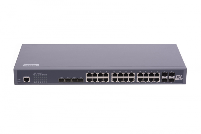 Коммутатор 28 портовый Gigalink GL-SW-G201-28