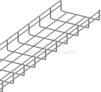 Лоток проволочный 50х50мм, Ф3.8мм, оцинкованный (3 м) LANMASTER LAN-MT50x50-3.8EZ