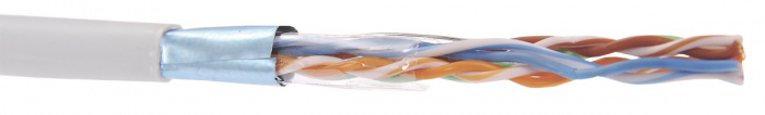 Кабель категории 5е для внутренней прокладки, LAN F/UTP 4x2х24AWG solid, , серый LC1-C5E04-311 ITK (305 м)