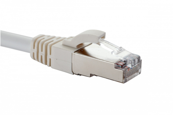 Шнур коммутационный 2хRJ45 F/UTP кат.5e (0,5 м) Eurolan 21D-F5-0EWT