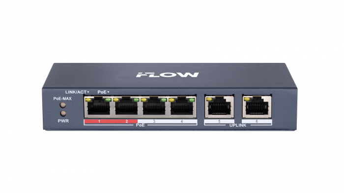 Коммутатор с PoE iFlow F-SW-EU206POE-V/L