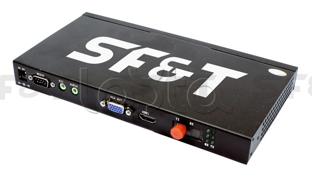 Приемник DVI + Audio + USB + RS232 по оптоволокну SF&T SFD14A1S5R