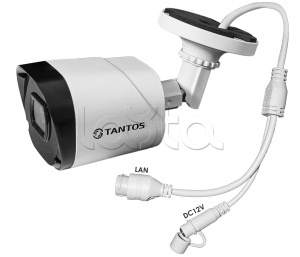 IP-камера видеонаблюдения в стандартном исполнени Tantos TSi-Peco25FP (3.6)