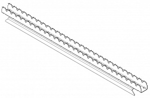 Накладка барьерная PERCo-MB-16.10