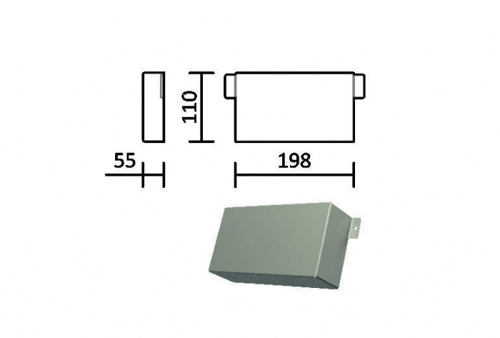 Кожух монтажный Vizit МК-300-GREY