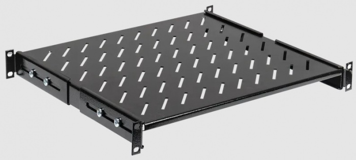 Полка стационарная L=400мм черная ITK FS05-400PI-R