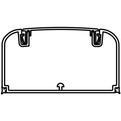 Кабель-канал с фронтальной крышкой 90x50 мм DKC 09501