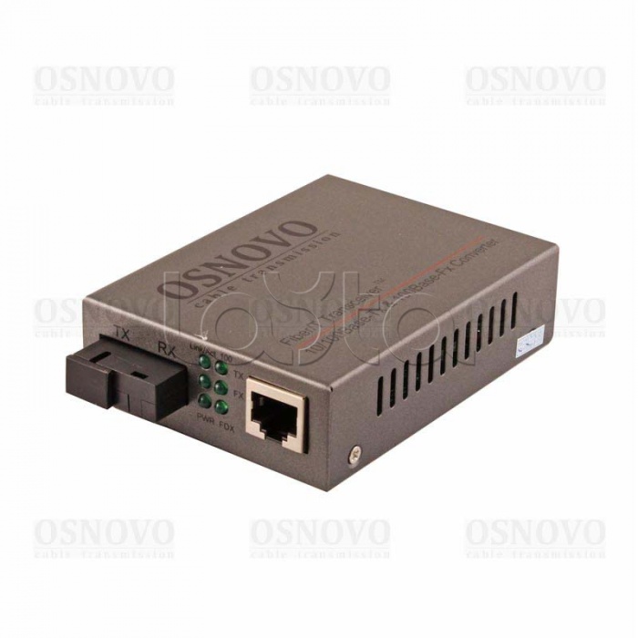 Медиаконвертер Fast Ethernet OSNOVO OMC-100-11S5b