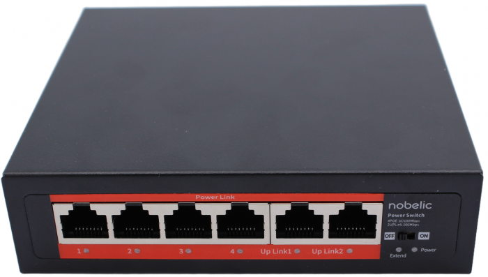 Неуправляемый PoE коммутатор Nobelic NBLS-0604N