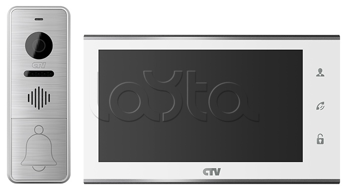 Комплект видеодомофона CTV-DP4705AHD (белый)