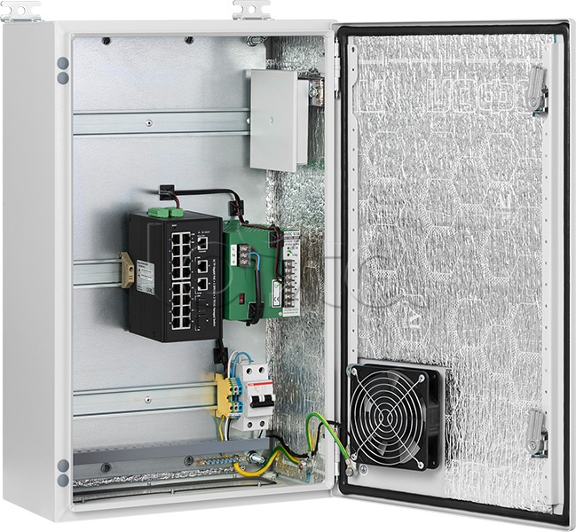 Шкаф NSB-3860F1 с вентилятором, без нагревателя NSGate NSBox-4161