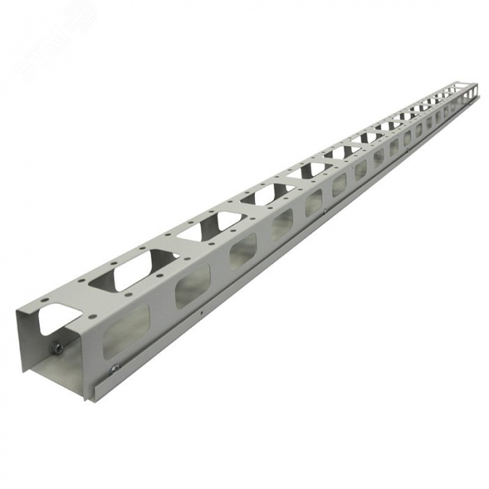 Органайзер кабельный вертикальный 47U, Standart без крышки, ширина 100мм REXANT 04-2650