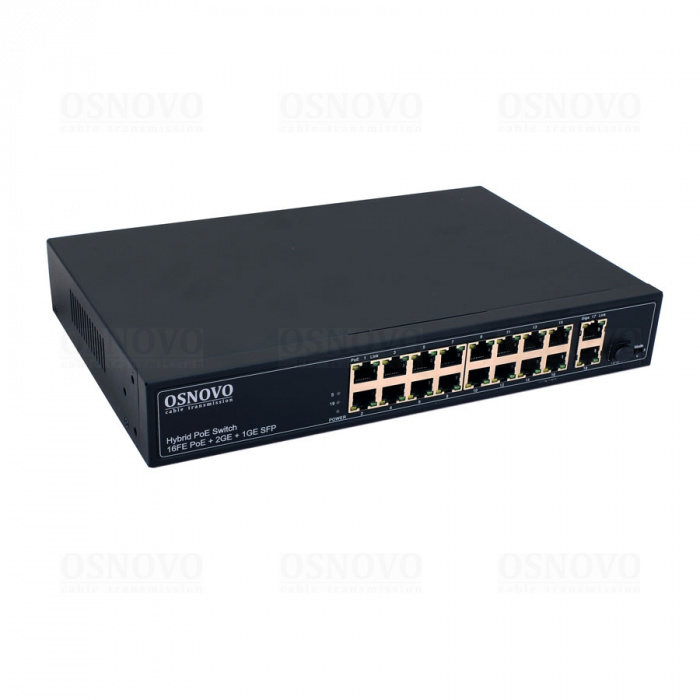 Коммутатор PoE OSNOVO SW-61621(300W)