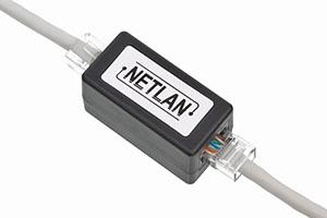 Соединитель кабельный типа RJ45-RJ45 кат.5е (10 шт/уп) NETLAN EC-UCB-55-UD2-BK-10