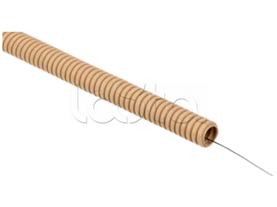 ELASTA Труба гофр. ПВХ d=16мм с зондом сосна (25м) IEK (ET-TG21-121-016-025-K34)