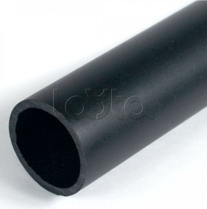 Труба гладкая ПНД 3-х метровая 40т черная (3,7мм) (60м/уп) Промрукав (PR14.0104)