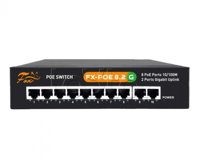 POE Коммутатор Fox FX-POE8.2G