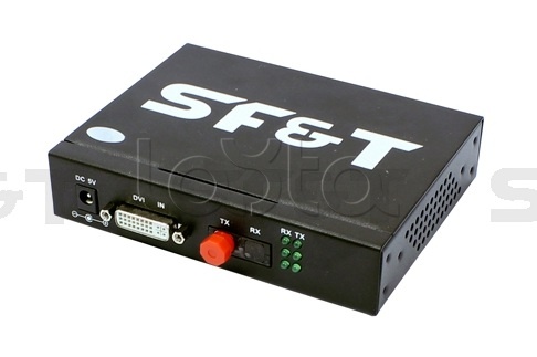 Передатчик DVI и ИК по оптоволокну SF&T SFD11S5T