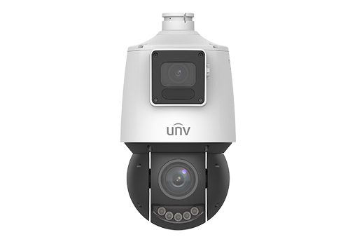 IP-камера видеонаблюдения сдвоенная скоростная купольная Uniview IPC94144SR-X25-F40C