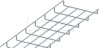 Лоток проволочный 25х200мм, Ф3.8мм, оцинкованный (3 м) LANMASTER LAN-MT25x200-3.8EZ