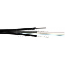 ВО кабель одномод универсальный 4 волокна FTTH Drop с тросом FRP нг(А)-HF OS2 Ultra черный (LAN-OFC-FUF4-SU-HF-T) LANMASTER