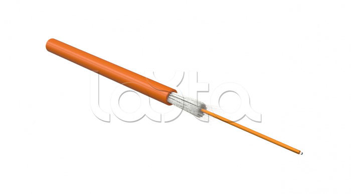 Кабель волоконно-оптический Hyperline FO-S2-IN-62-1-LSZH-OR