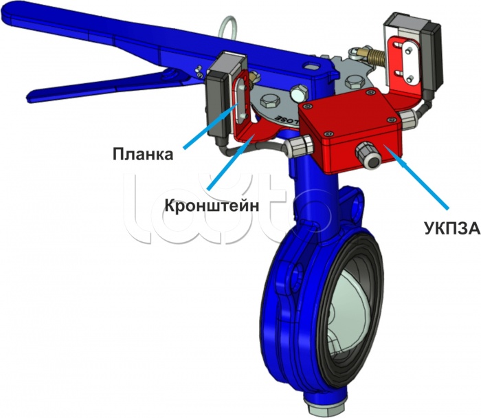 Кронштейн ЗД-70-46-К (для УКПЗА v4) Спецавтоматика