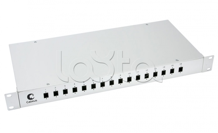Бокс оптический 19&quot; на 16 SC/LC портов Cabeus FO-19-16SC