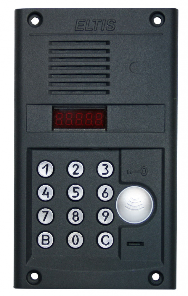 Блок вызова ELTIS DP400-FD24 (черн.-серый антрацит муар 7021)