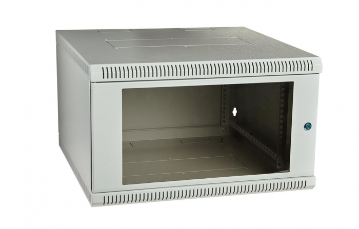 Шкаф телекоммуникационный настенный разборный 19”,18U, ШТ-НСр-18U-600-650-С дверь стекло ССД 130411-00587