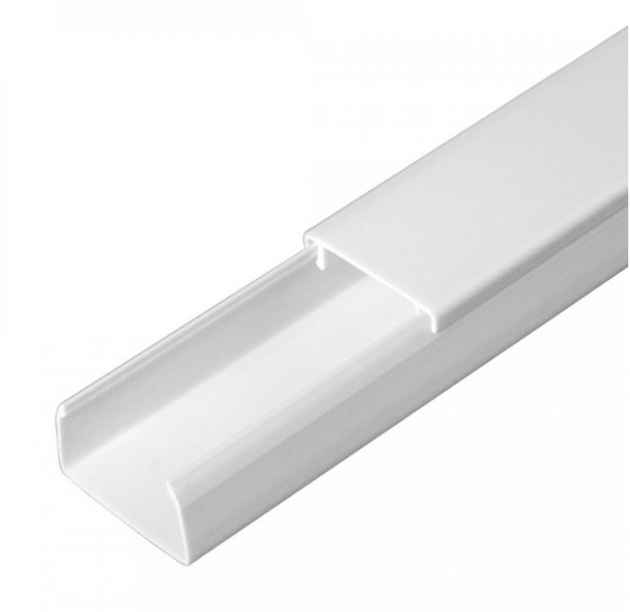 Кабель-канал белый 2-й замок в г/к 25х16 (80м/уп) Промрукав (PR.062516)