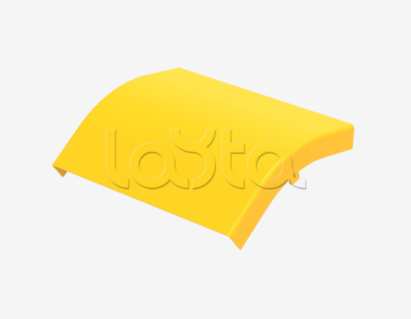 Крышка на угол 45° внешний (вниз) для оптического лотка Hyperline FBTR-240-ERS45-CVR