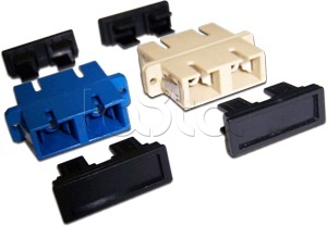 Адаптер оптический SC, SM/APC, дуплексный LANMASTER LAN-2SC-AM-APC