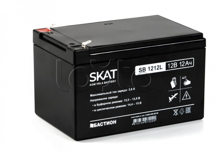 Аккумулятор свинцово-кислотный Бастион SKAT SB 1212L