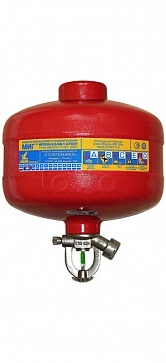 Модуль порошкового пажаротушения ПОЖТЕХНИКА МПП-2,5/93 МИГ (температура срабатывания +93°С) (красный)