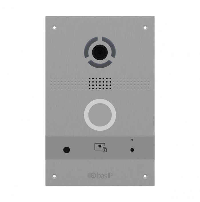 Панель вызывная индивидуальная BAS-IP AV-08FB SILVER