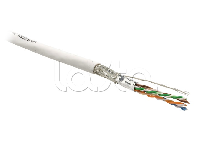 Кабель витая пара, экранированная Hyperline SFUTP4-C5E-P26-IN-LSZH-GY-305 (305 м)