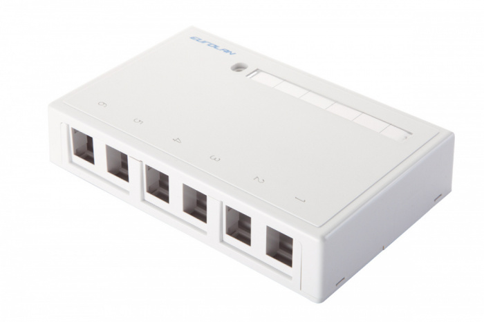 Коробка арендатора 6 портов Eurolan (12B-00-06WT)