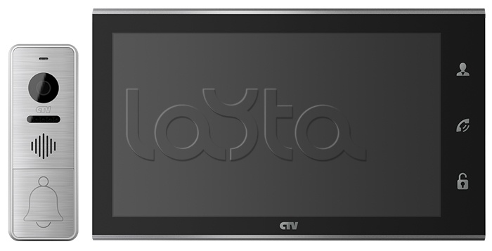 Комплект  видеодомофона CTV-DP4105AHD (черный)
