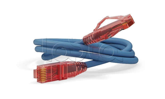 Патч-корд RJ45-RJ45, 4 пары, UTP, кат.5е, LSZH (3м) Hyperline PC-LPM-UTP-RJ45-RJ45-C5e-3M-LSZH-BL